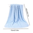 thumbnail image 2 of JingChun Coral Velvet Bath Towel 27x55 inches Absorbent Quick Dry Colorful Waffle Bath Towel Microfiber Coral Velvet Highly Absorbent Towels for Bath Fitness Yoga Travel Shower, 2 of 3