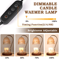 thumbnail image 2 of Funistree Candle Warmer Lamp with Timer, Flower Candle Lamp Perfect for Home Decor Gift for Women Mom, 2 of 6