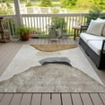 thumbnail image 6 of Addison Rugs Chantille Indoor/Outdoor Transitional Organic Brown Washable Rectangle Rug, 3' x 5', 6 of 6