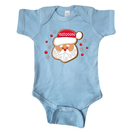 

Inktastic Santa Claus Christmas Cookie with Snowflakes Gift Baby Boy or Baby Girl Bodysuit