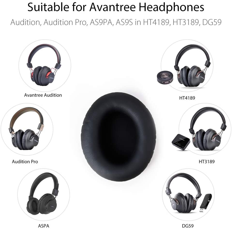 Avantree Black Replacement Earpads for 