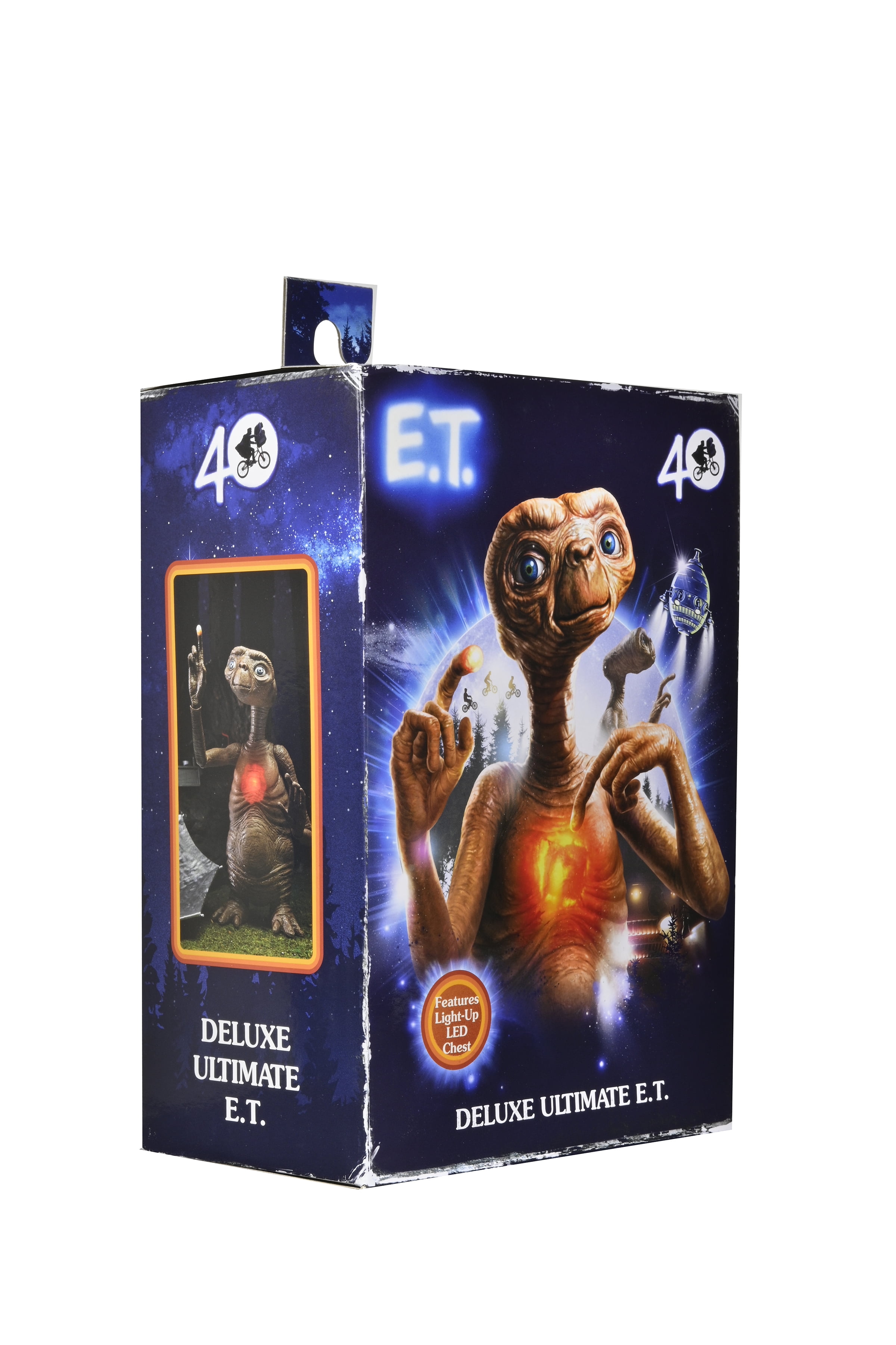 E.T. 7"アクションフィギュア デラックス E.T. with LED NECA, E.T. 40th Anniversary Action Figure, 7
