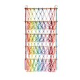 thumbnail image 1 of Organisateur Mural pour Peluches Filet Hamac Rangement Jouets en Peluche Boho Macramé, Multicolore, 1 of 10