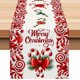 thumbnail image 2 of Mantel navideño con letras de dulces, decoración de mesa para fiestas navideñas, decoraciones de mantel, 2 of 5