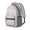 thumbnail image 2 of Baseballs Only White Pattern Backpack for School, Cute School Bag with Adjustable Shoulder Straps and Padded Back, 15.3"x11"x6.7", 2 of 5