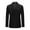 Black, variant on Cloudstyle Men's Solid Color Double-breasted Business Blazer