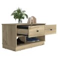 thumbnail image 4 of Xukmct Wood Storage Bench with 2 Drawers and 2 Open Shelves, Perfect for Living Room, 4 of 9