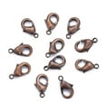 thumbnail image 2 of 200 pc Brass Lobster Claw Clasps Parrot Trigger Clasps Cadmium Free Nickel Free Lead Free Red Copper 10x5x3mm Hole: 1mm, 2 of 6