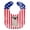 White, variant on Patriotic USA Mastiff Brindle Baby Bib