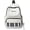A White, variant on Piano Backpack for Women Nylon Polka Dot Cute Backpack Novelty Playful Bookpack for Campus Commute,Work,Travel
