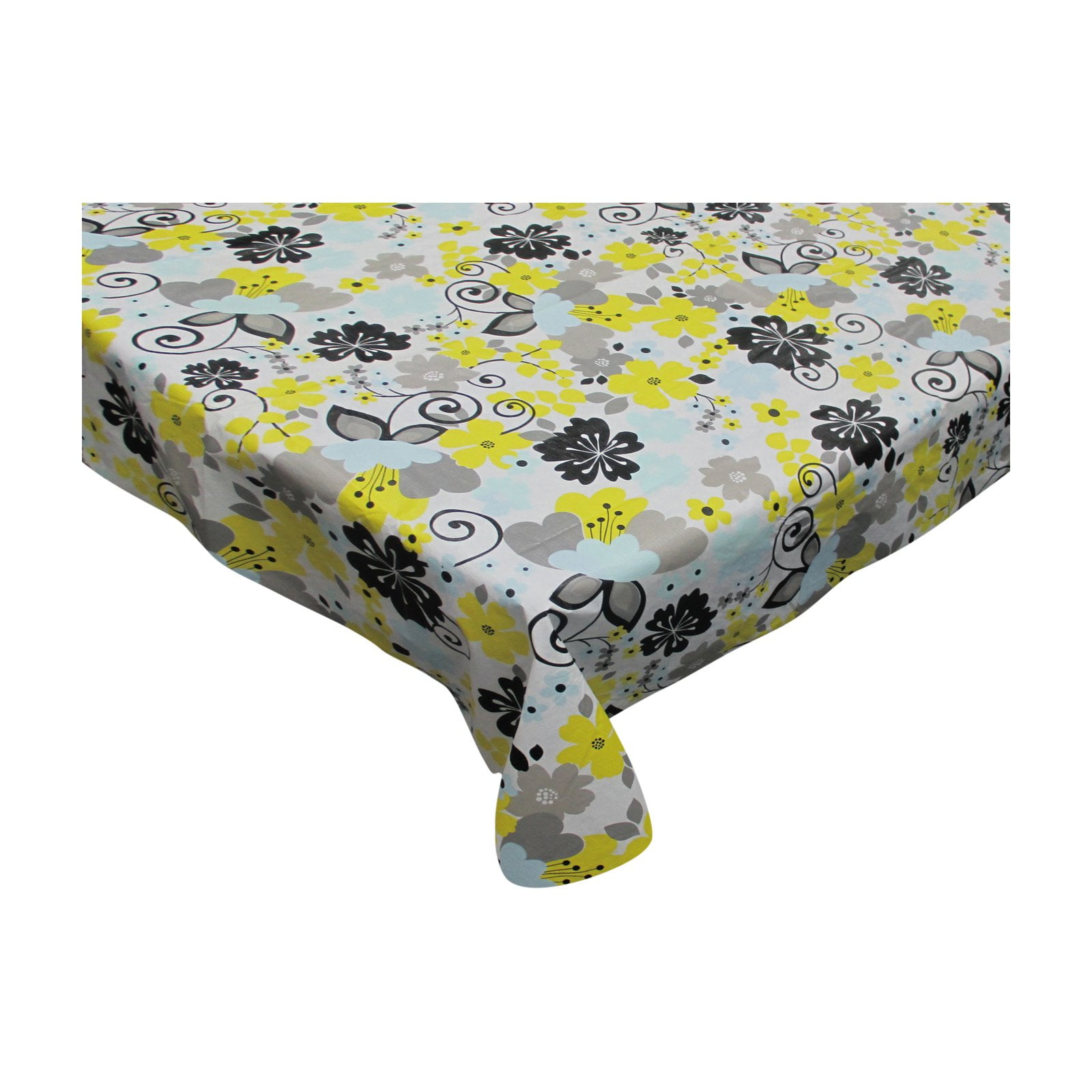 "Retro Garden" 52" x 70" Vinyl Flannel Backed Tablecloth