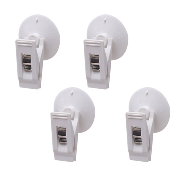 4/8Pieces Suction Cup Clips Plastic Suction Cup Clip Window Glass Suction Cup