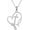 05-Cross Stethoscope Necklace, variant on Doctor Nurse Stethoscope Necklace for Women 925 Sterling Silver Rib Cage with 12 Birthstones Skull Jewelry Gifts for Graduation Birthday