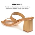 thumbnail image 3 of Journee Collection Womens Nolla Tru Comfort Foam Open Square Toe Block Heel Sandals, 3 of 6