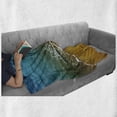 thumbnail image 6 of Starfish Soft Flannel Fleece Throw Blanket, Summer Season Sunset Scenery Shoreline Sand Waves Calm Tranquil Island Paradise, Cozy Plush for Indoor and Outdoor Use, 50" x 60", Multicolor, by Ambesonne, 6 of 6
