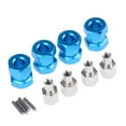 thumbnail image 3 of Hexagonal de Rueda de 12mm 15/20/25mm Adaptador de Extensión Más Combinador para Wraith CC01 AXIAL SCX10 :10 Coche Azul -15mm Hugo  Hub Adaptador extendido hexagonal, 3 of 10