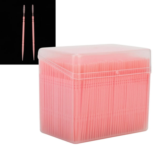 Caja De 1100 Uds., Palillo De Dientes Para Limpieza De Dientes De Doble Cabezal, Palillo De Hilo Dental Para Cuidado Bucal Para Niños Y Ancianos, Amarillo, Azul, Naranja, Verde,
