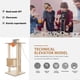 thumbnail image 5 of Wooden Elevator Kids Elevator Toy: DIY Elevator Set Lifts Elevator Model DIY Crafts Making Kit Early Education Learning Toy, 5 of 5