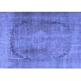 thumbnail image 1 of Ahgly Company Machine Washable Indoor Rectangle Persian Blue Traditional Area Rugs, 4' x 6', 1 of 4