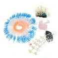 thumbnail image 1 of Decoraciones para peceras, adorno de planta de Coral Artificial de silicona con efecto brillante, 4 Uds., 1 of 12