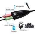 thumbnail image 2 of Tarjeta de sonido USB externa 5H Adaptador de audio Tarjeta de sonido estéreo externa Adepaton CZDZ-HQ58, 2 of 5