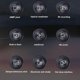 thumbnail image 2 of Jectse Cámara Digital 4K para Fotografía, Cámaras de Vlng con Enfoque Automático de 48, óptico de 16X, Cámaras Coactas Vintage de Apuntar y Disparar para Viaj (Black), 2 of 5