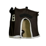 Avian Haven Hut for Pet Birds Color: Brown, Size: S