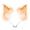 Orange and white, variant on Halloween Furry Animal Ear Headband, Handmade Plush Wolf Cat Fox Ears Cosplay Headwear, Soft Fluffy Faux Fur Ear Hair Hoop for Halloween Party Costume Accessory, 4 Colors Available Black Red White Or