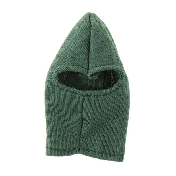 Figura a escala 1/6, gorra, capucha en miniatura, modelo 1/6, ropa, muñeca de moda, sombrero para club Verde