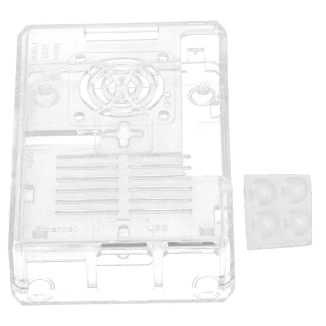 Estuche transparente para Raspberry Pi, cubierta de ABS, carcasa protectora transparente para Raspberry Pi 3