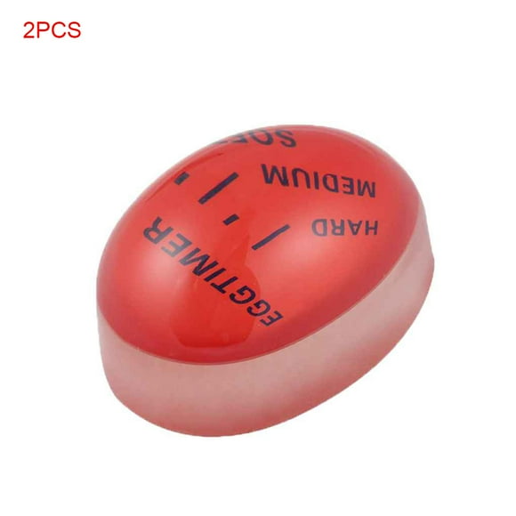 Xingzhi 2 Pieces Egg Color Changing Timer Yummy Soft Hard Boiled Eggs Cooking Timer Kitchen Clock Tool