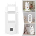 thumbnail image 5 of Rotating Children's Bookshelf, Castle-Shaped, 360 Rotating, 10-Shelf Bookcase, Corner Book Storage Organizer for CDs ,Movies,Books, 5 of 21