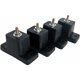 thumbnail image 1 of Almohadilla de choque para aire acondicionado, soporte de aire acondicionado de goma antideslizante, soporte antivibración, pie a prueba de golpes para aire acondicionado al aire libre negro 4 piezas, 1 of 5