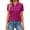 18# Purple, variant on Women's Polo Shirts Short Sleeve Button Down Collared Shirts Business Casual Work Tops Athletic Tennis Golf Shirt Fluorescent Green 2XL
