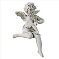 thumbnail image 3 of Design Toscano KY47014 Présence Paisible Ange Gardien Statue de Jardin, Pierre Antique, 3 of 5