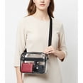 thumbnail image 2 of Stadium Approved Clear Crossbody Bag, PVC Transparent Shoulder Purse with Adjustable Strap, Waterproof Clear Bag for Concerts Sports Events( 9.84 x 2.36 x 9.06in), 2 of 5