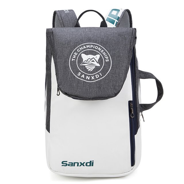 Mochila Las Raquetas Sostiene 3 Gran Capacidad (gris)