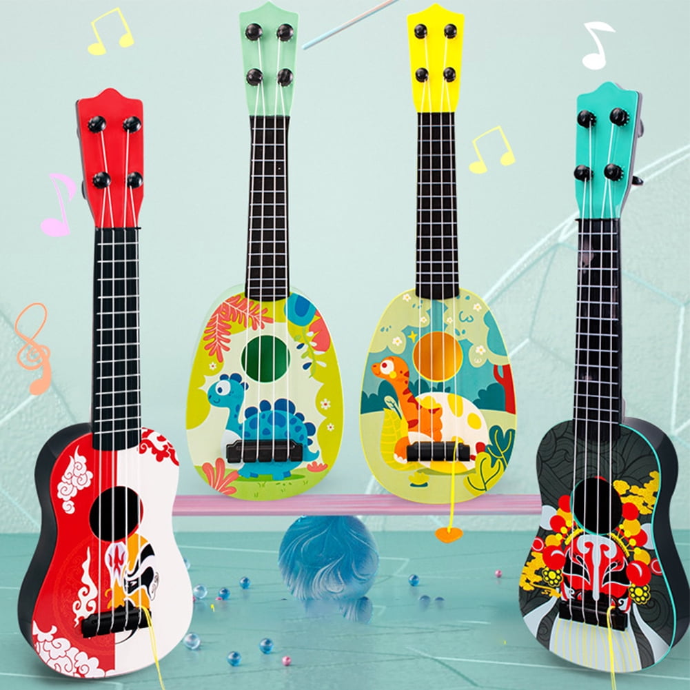 KYAIGUO Kids Guitar Toys,17inch Kids Fashion Musical Toys Mini Ukulele Guitar Toy Educational Gift for Toddler 3+ Years Old(Random Color)