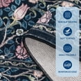 thumbnail image 5 of Garvee 6'x9' Vintage Floral Area Rug Washable Botanical Carpet, Non Slip Boho Indoor Rug for Living Room Bedroom Home Office, Blue, 5 of 6