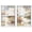 White Frame, variant on Edge of the Land Serenity Duo Shadowbox Print Boho Wall Decor by Art Remedy, Black Frame, 16 x 24