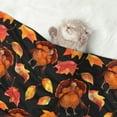 thumbnail image 2 of Yiaed Thanksgiving Turkey 1 Print Dog Blankets-Cat Blanket Washable for Couch Protection,Puppy Blanket, Soft Plush Reversible Throw Furniture Protector-Small, 2 of 8