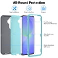 thumbnail image 3 of Funda COOYA para Samsung Galaxy A36 de 6.7 pulgadas, resistente a los golpes, gris, 3 of 7