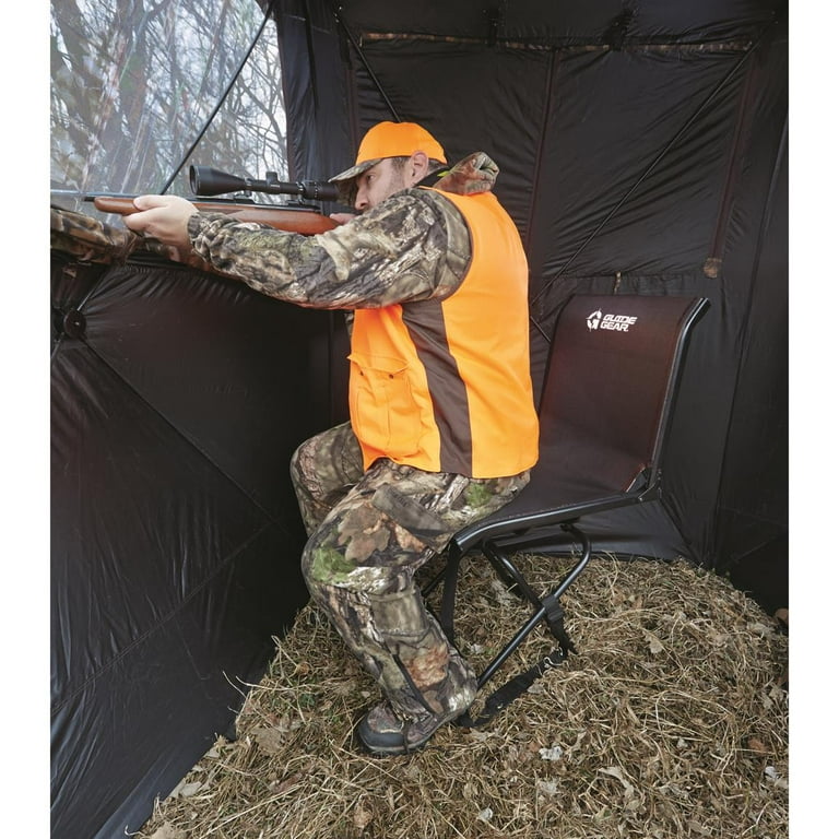 Guide gear big boy 2025 oversized swivel hunting blind chair