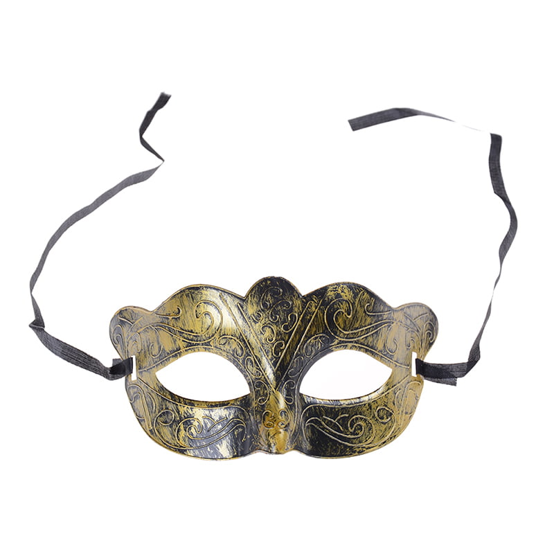 Retro Men Halloween Silver Gold Venetian Mardi Gras Masquerade Party Ball Z0HWC 