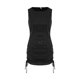 thumbnail image 2 of Vestido de cóctel con lentejuelas para mujer, con cuello en V, vestido de fiesta con purpurina y ceñido al cuerpo XBTCLXEBCO Negro, Extra Grande, 2 of 6