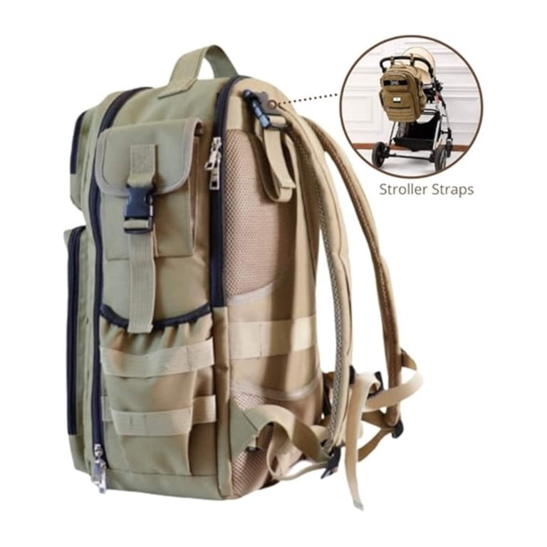 G\'ccioni Diaper Bag Backpack, Multifunction,Travel Bag,Nappy Changing Beige New G main image 4