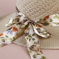 thumbnail image 5 of AURORA TRADE Sun Straw Hats for Women Foldable Floppy Beach Summer Hat Wide Brim Bowknot Lace, 5 of 5