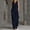 A_ Navy, variant on PRINxy Women Fashion Button Front Two Piece Outfit Summer Sleeveless Decorative Top Loose Wide Leg Pants Ladies Trendy Daily Leisure Wear Set Black M