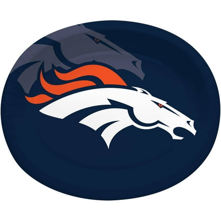 Denver Broncos Oval Platters, 8-Pack
