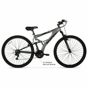Hyper Bicycles 29 Men's Havoc Mountain Bike, Adult Ages 14+, Gray